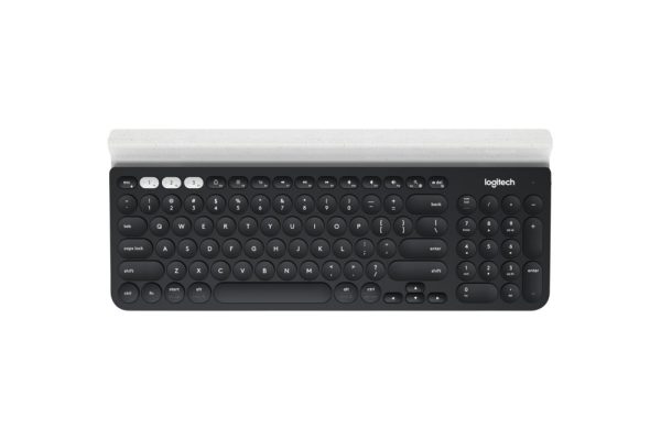 Logitech K780 toetsenbord RF-draadloos + Bluetooth QWERTY US International Zwart, Wit