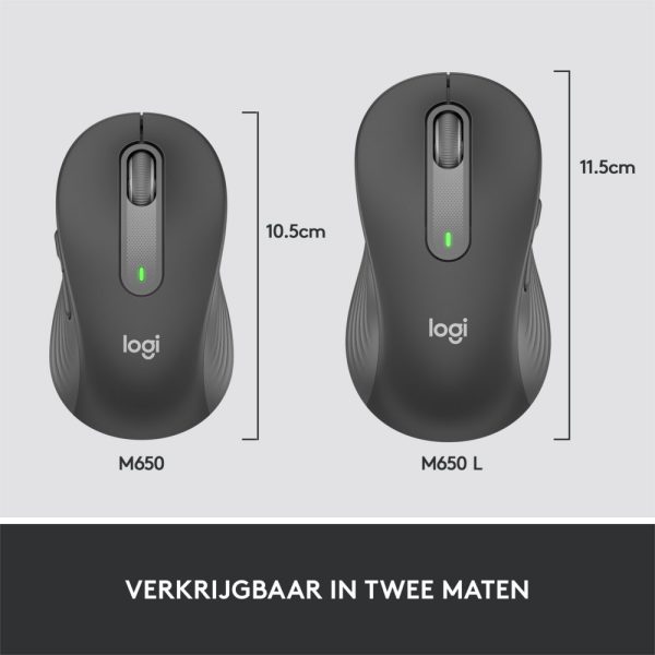 Logitech Signature M650 Draadloze Muis - Grafiet - Afbeelding 14