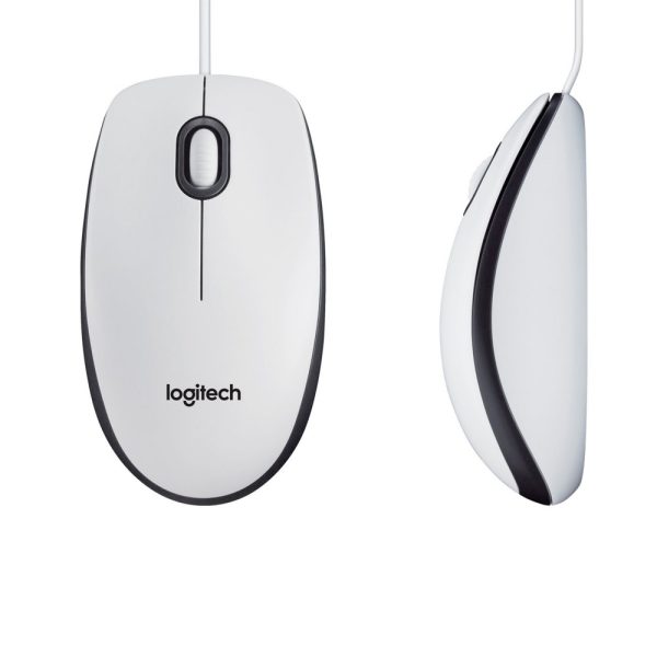 Logitech M100 Bedrade Muis - Wit - Afbeelding 6