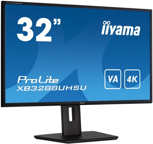 iiyama XB3288UHSU-B5 32" | 3840 x 2160 VA | 60Hz | Monitor - Afbeelding 3