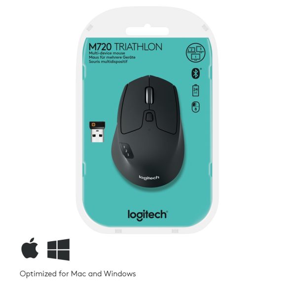 Logitech M720 Draadloze Muis - Zwart - Afbeelding 8